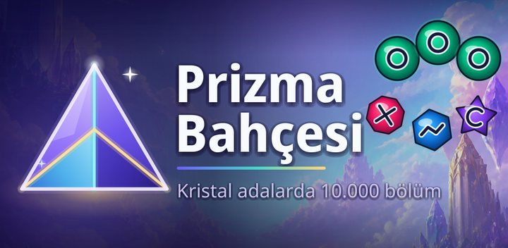 Prizma Bahçesi — renkli kristallerin eşleştirme oyunu